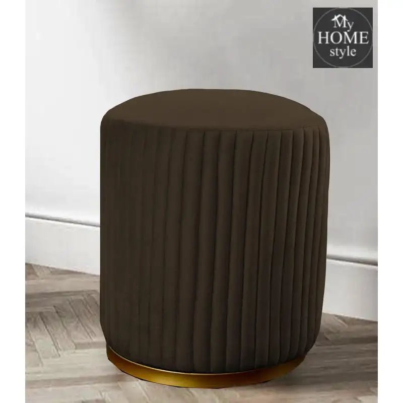 Large Pouffe Stool With Steel Frame - 1055 - myhomestyle.pk