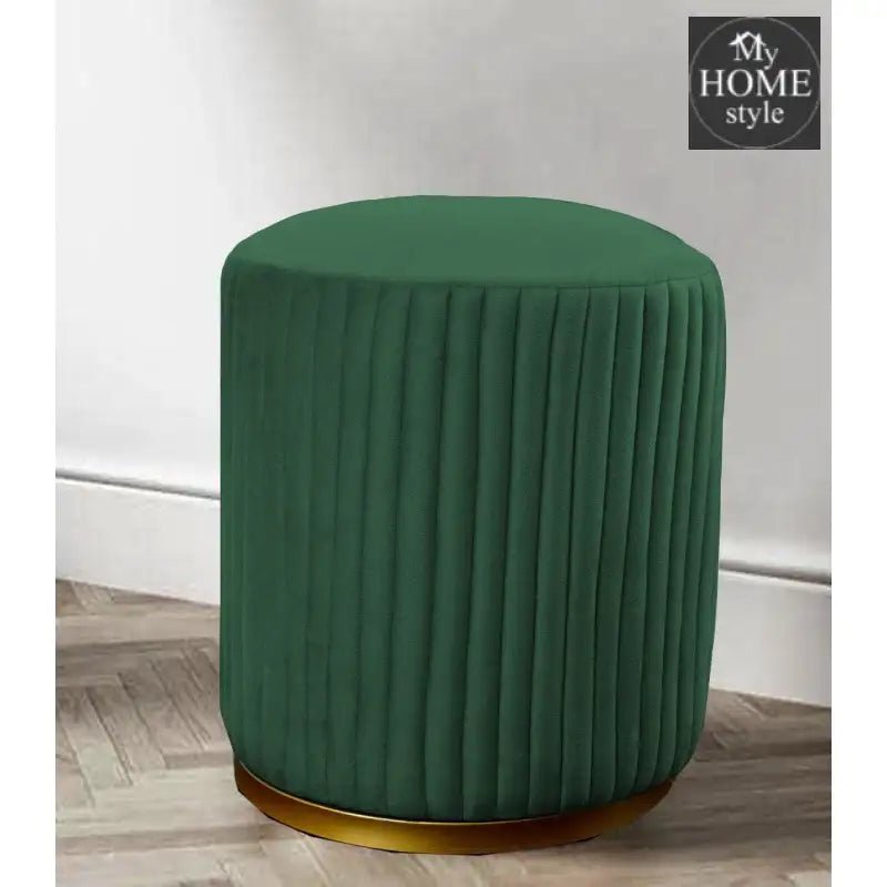 Large Pouffe Stool With Steel Frame - 1055 - myhomestyle.pk