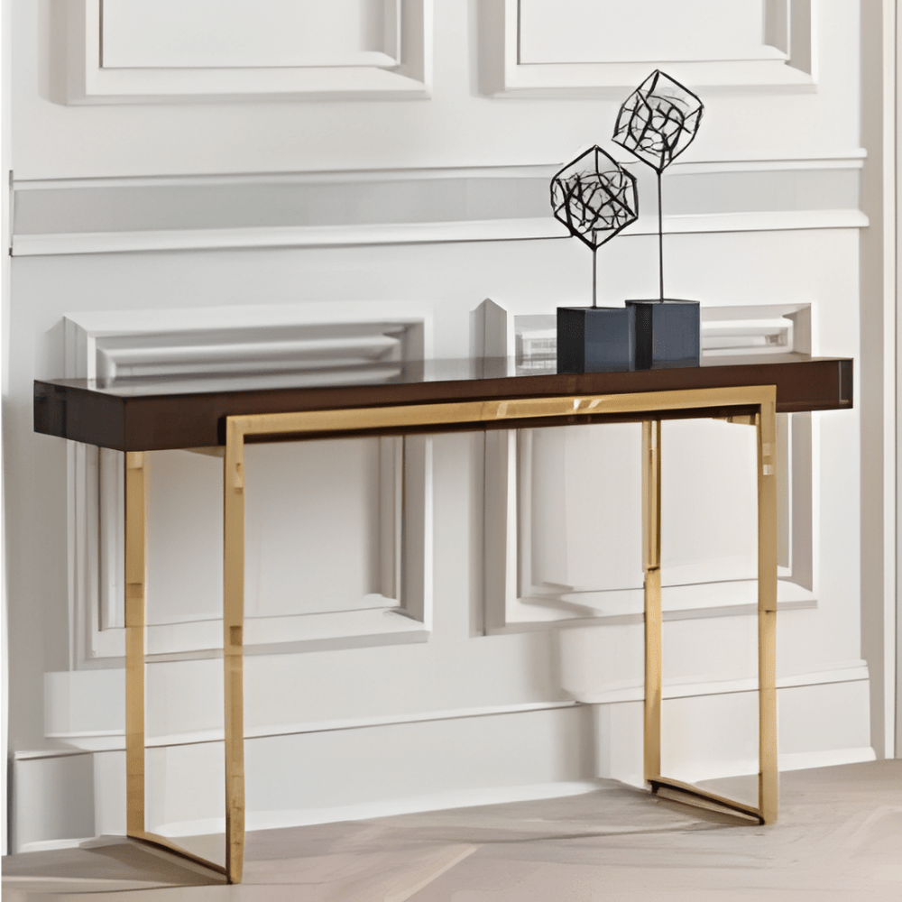 Linea Noir Console Table - 1564 - myhomestyle.pk