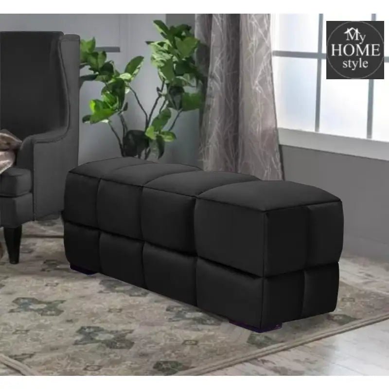 Living Room Large Velvet Ottoman Stool - 696 - myhomestyle.pk