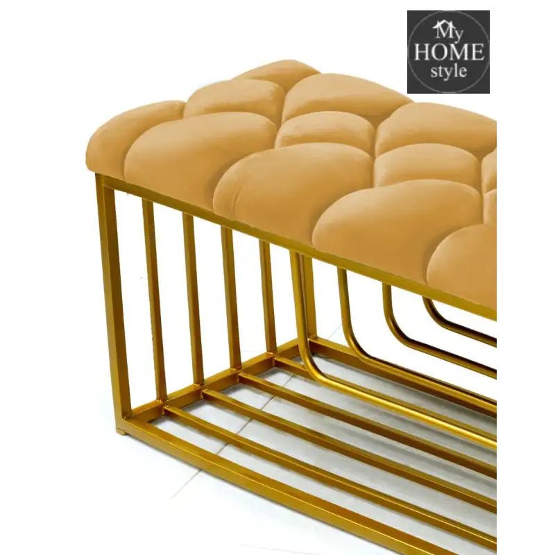Luxury 3 Seater Stool With Shoe Rack - 1034 - myhomestyle.pk