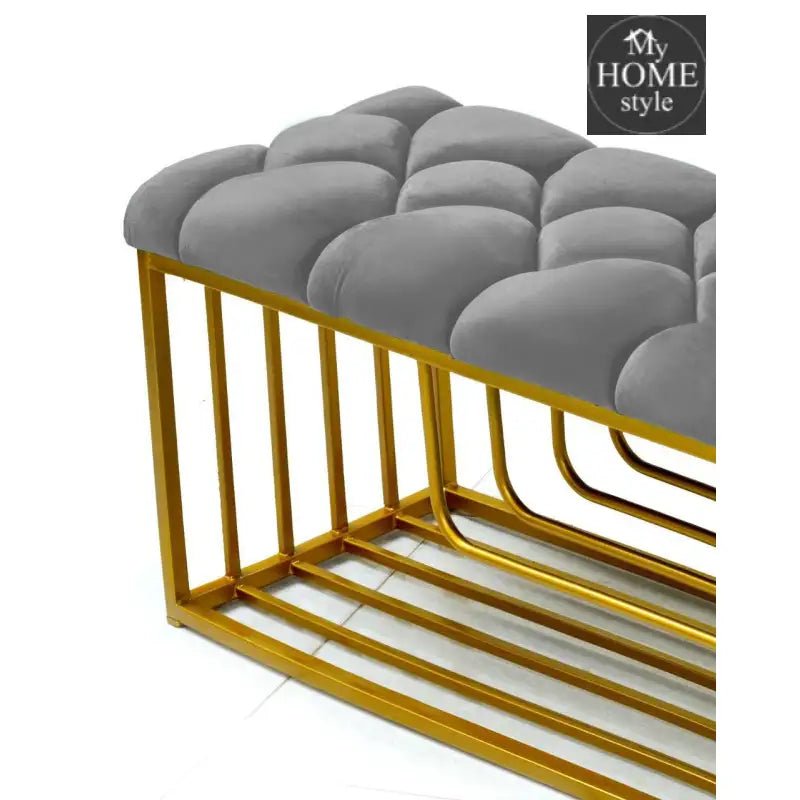 Luxury 3 Seater Stool With Shoe Rack - 1039 - myhomestyle.pk