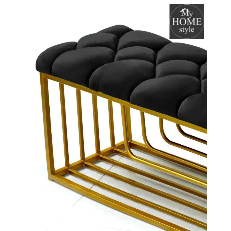 Luxury 3 Seater Stool With Shoe Rack - 1041 - myhomestyle.pk
