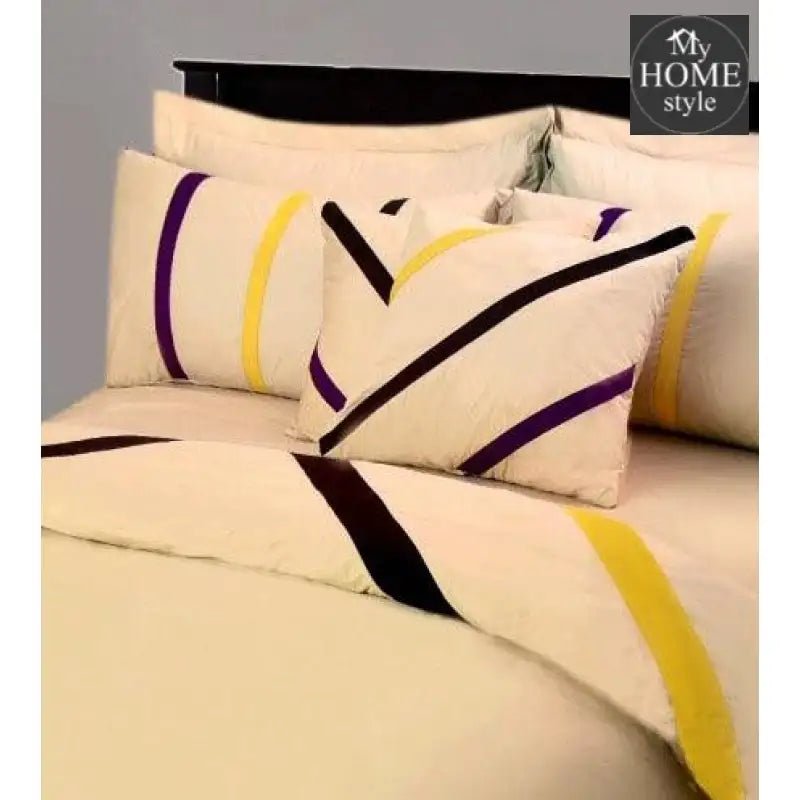 Luxury Embellish Patch Duvet Set 8 Pcs - myhomestyle.pk
