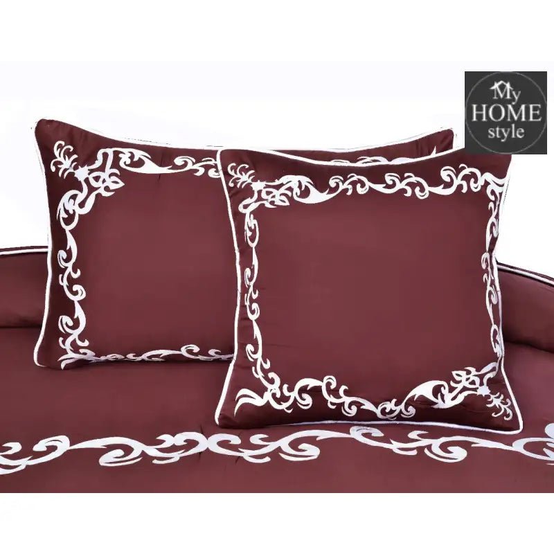 Luxury Embroidered Aplic Duvet Set 6 Pc's - myhomestyle.pk