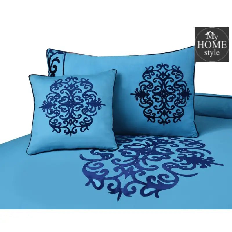 Luxury Embroidered Aplic Duvet Set 6 Pc's - myhomestyle.pk
