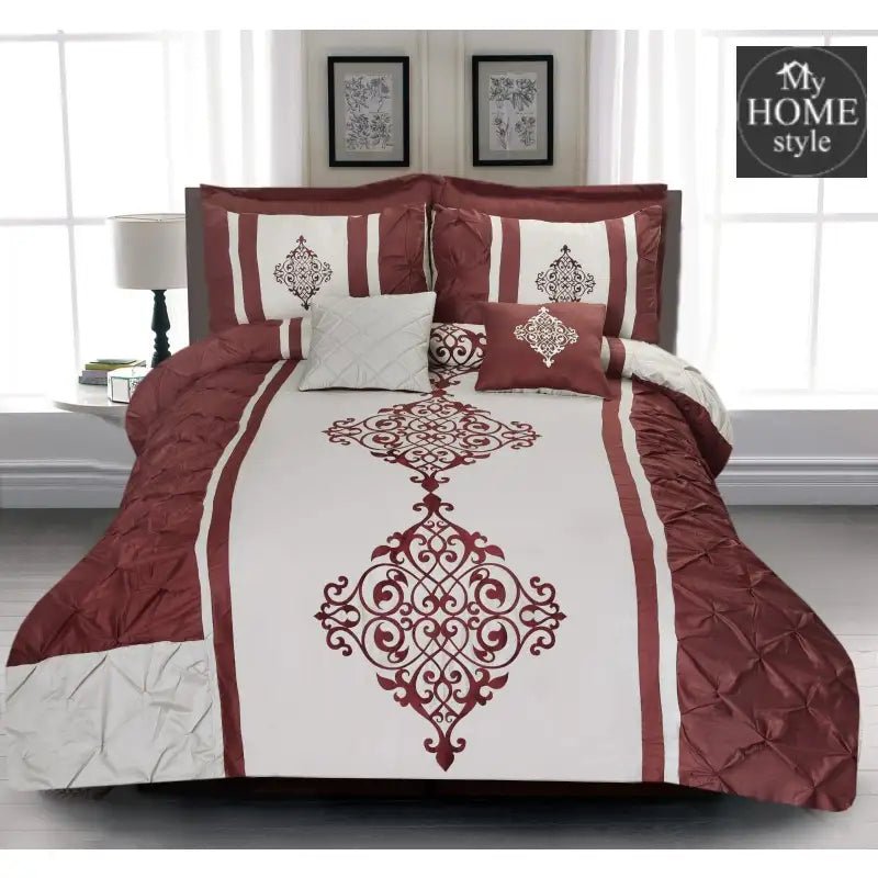 Luxury Embroidered Aplic Duvet Set 8 Pc's - myhomestyle.pk