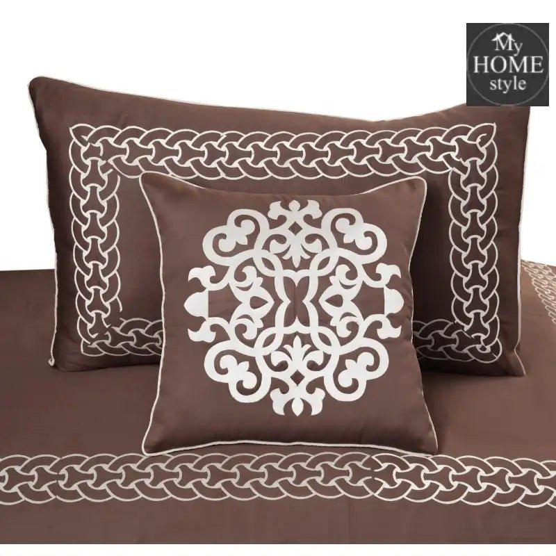 Luxury Embroidered Aplic Duvet Set 8 Pc's - myhomestyle.pk