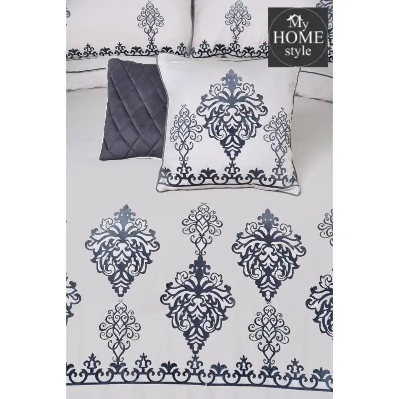 Luxury Embroidered Aplic Duvet Set 8 Pc's - myhomestyle.pk