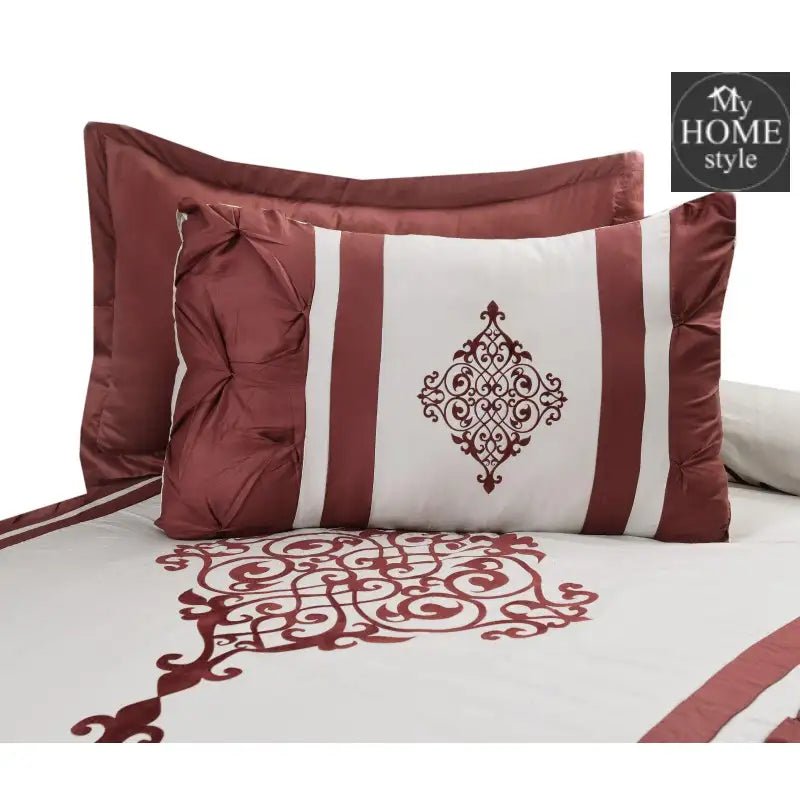 Luxury Embroidered Aplic Duvet Set 8 Pc's - myhomestyle.pk