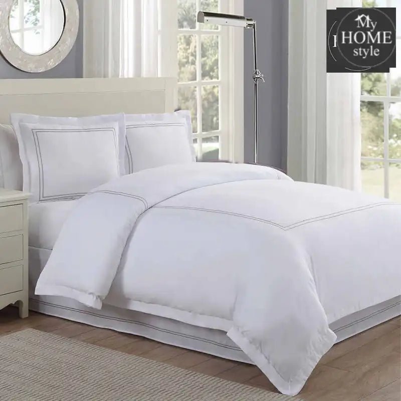 Luxury Embroidered Baratta Stitch Duvet set - myhomestyle.pk