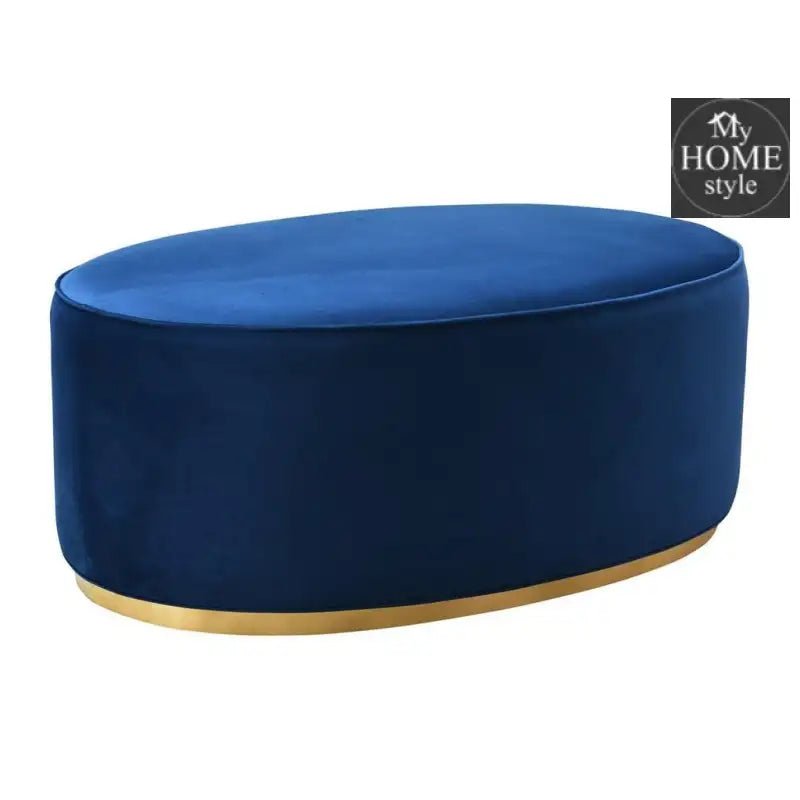 Luxury Scarlett Oval Ottoman Stool - 1225 - myhomestyle.pk