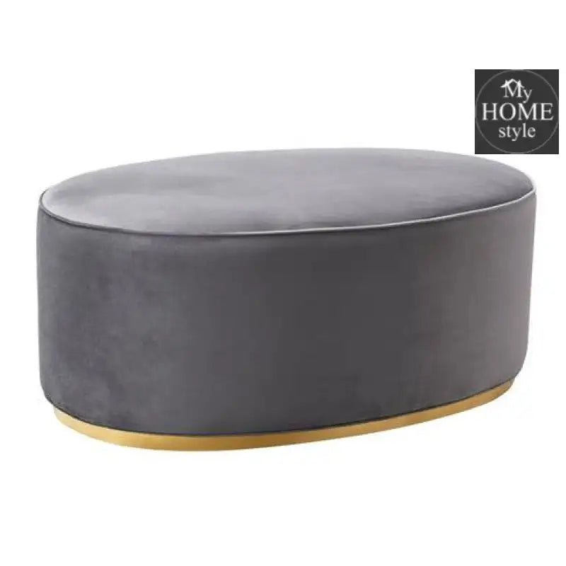 Luxury Scarlett Oval Ottoman Stool - 1225 - myhomestyle.pk