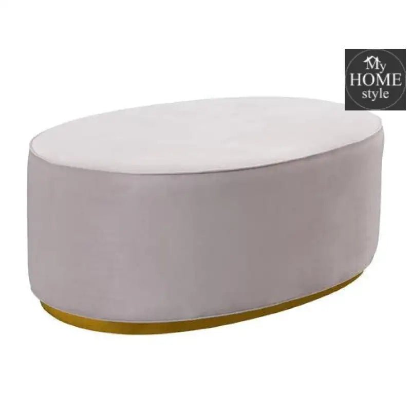 Luxury Scarlett Oval Ottoman Stool - 1225 - myhomestyle.pk