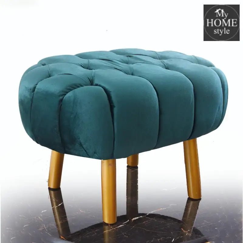 Luxury Single Seater Ottoman Stool - 1068 - myhomestyle.pk