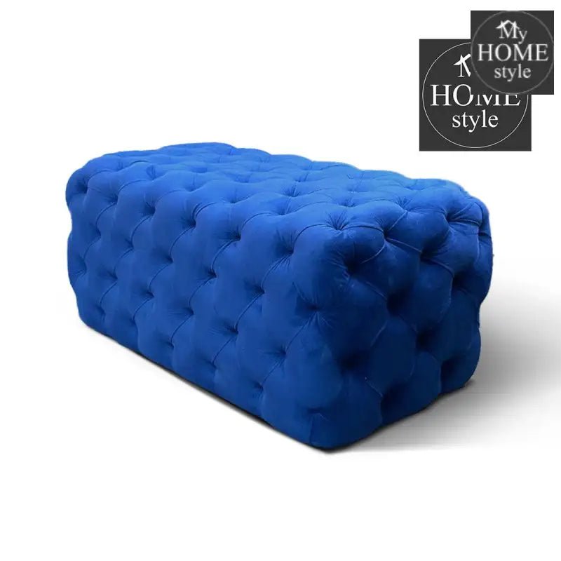 Luxury Soft Modren Long Tufted Ottoman - myhomestyle.pk