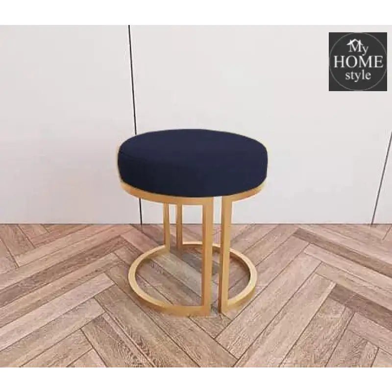 Luxury Stool With Steel Stand - 628 - myhomestyle.pk