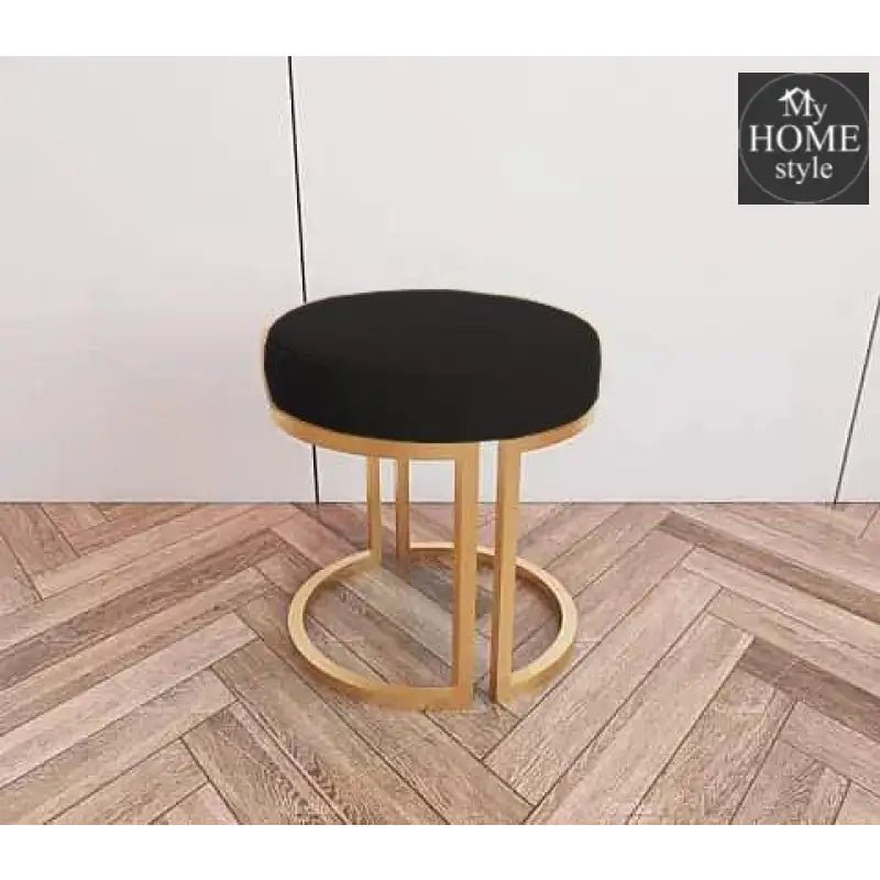 Luxury Stool With Steel Stand - 632 - myhomestyle.pk