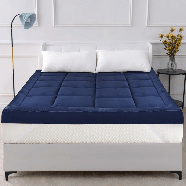 Mattress Topper Cozy & Snug - Blue - myhomestyle.pk