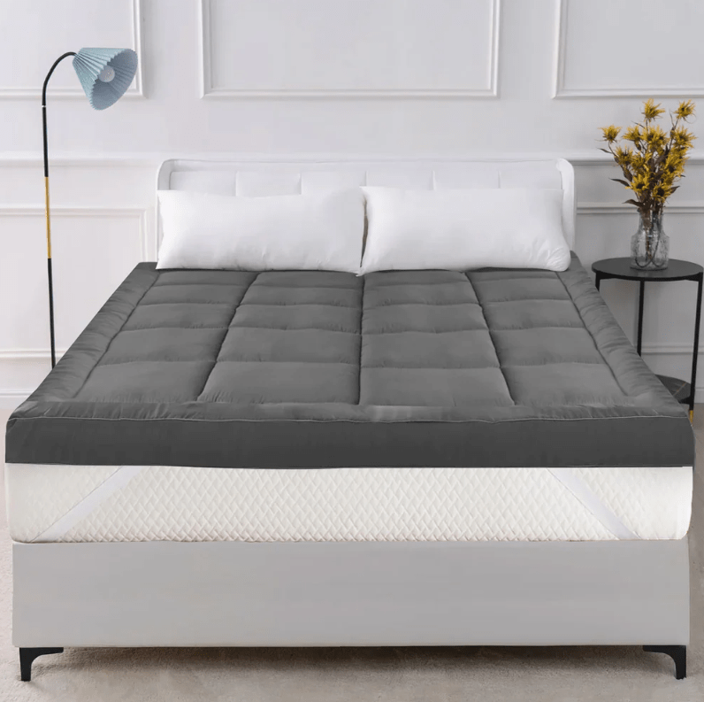 Mattress Topper Cozy & Snug - Grey - myhomestyle.pk