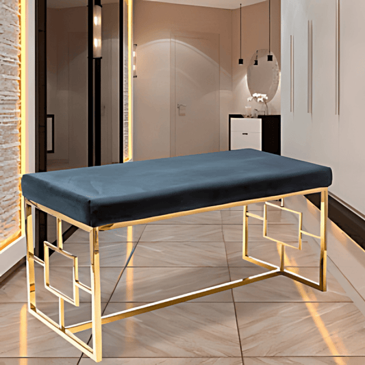 Prestige Velvet Bench - 1546 - myhomestyle.pk