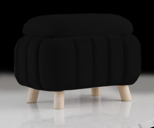 Rectangular Single Ottoman Luxury Stool Set - 1443 - myhomestyle.pk
