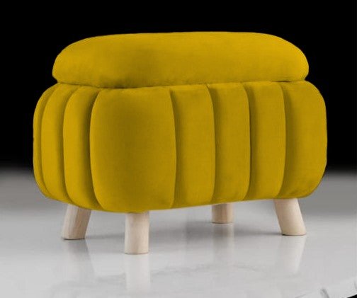 Rectangular Single Ottoman Luxury Stool Set - 1443 - myhomestyle.pk