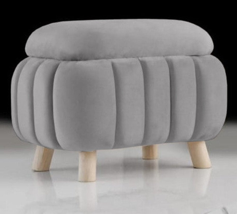 Rectangular Single Ottoman Luxury Stool Set - 1443 - myhomestyle.pk