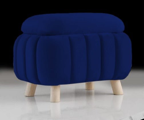 Rectangular Single Ottoman Luxury Stool Set - 1443 - myhomestyle.pk