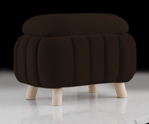 Rectangular Single Ottoman Luxury Stool Set - 1443 - myhomestyle.pk