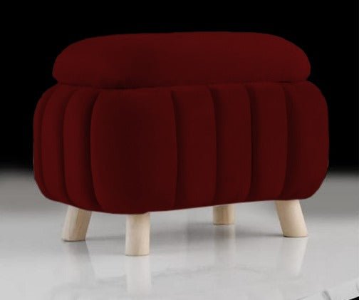 Rectangular Single Ottoman Luxury Stool Set - 1443 - myhomestyle.pk