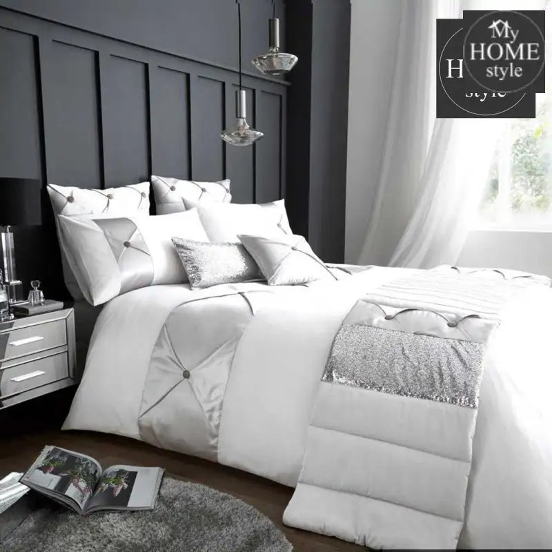 Sequenced Embellished luxury Bridal set with Free Runner - myhomestyle.pk