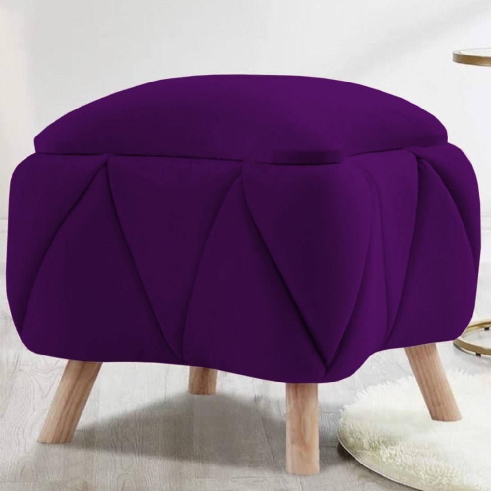 Single Ottoman Luxury Stool - 1438 - myhomestyle.pk