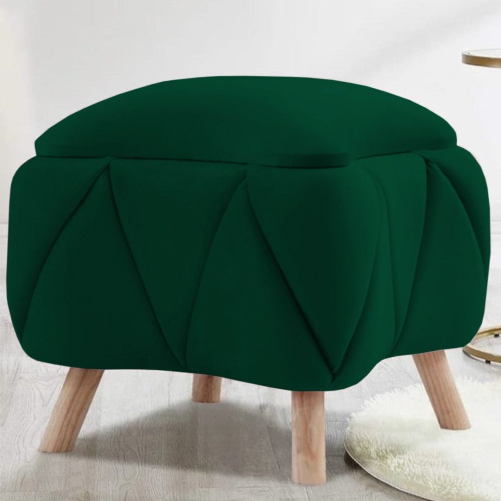 Single Ottoman Luxury Stool - 1438 - myhomestyle.pk