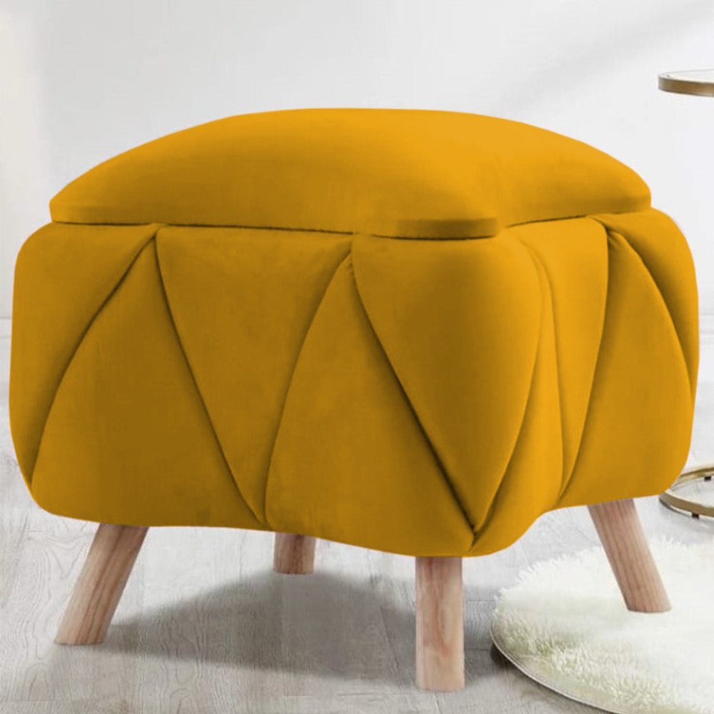 Single Ottoman Luxury Stool - 1438 - myhomestyle.pk