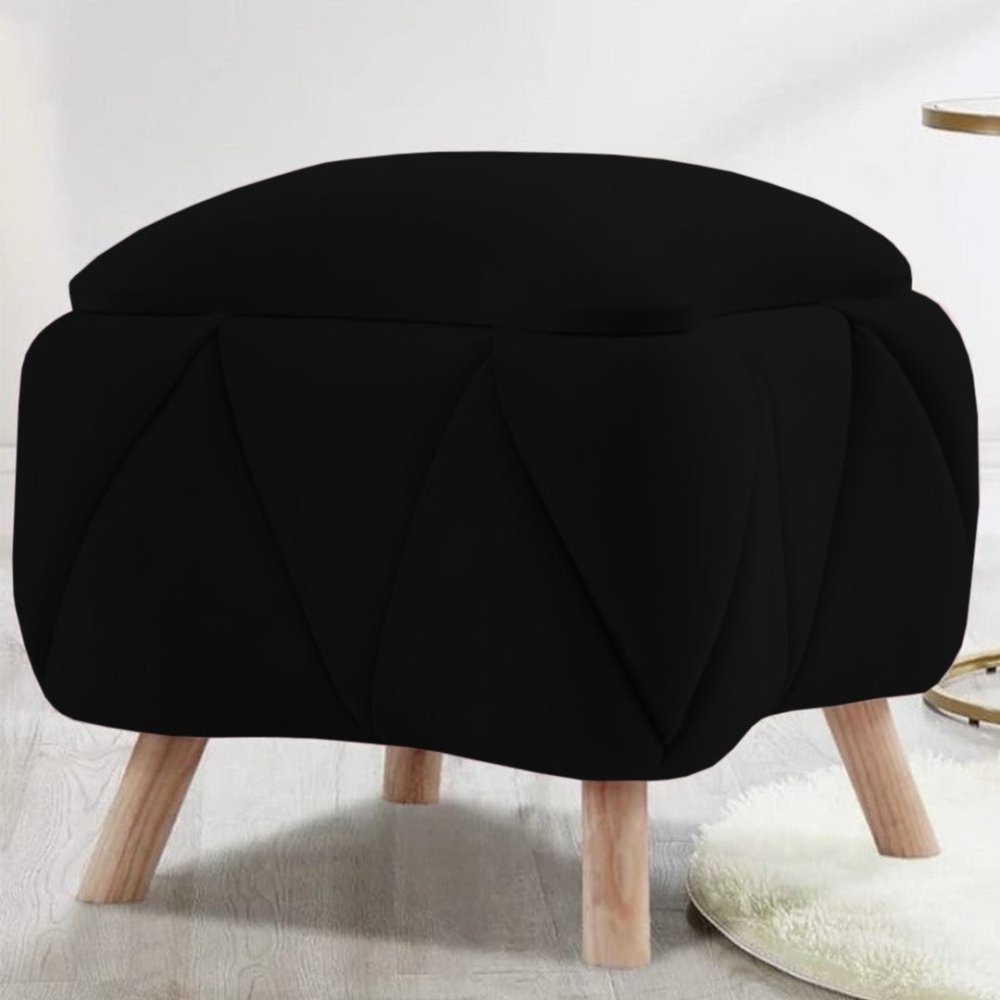 Single Ottoman Luxury Stool - 1438 - myhomestyle.pk