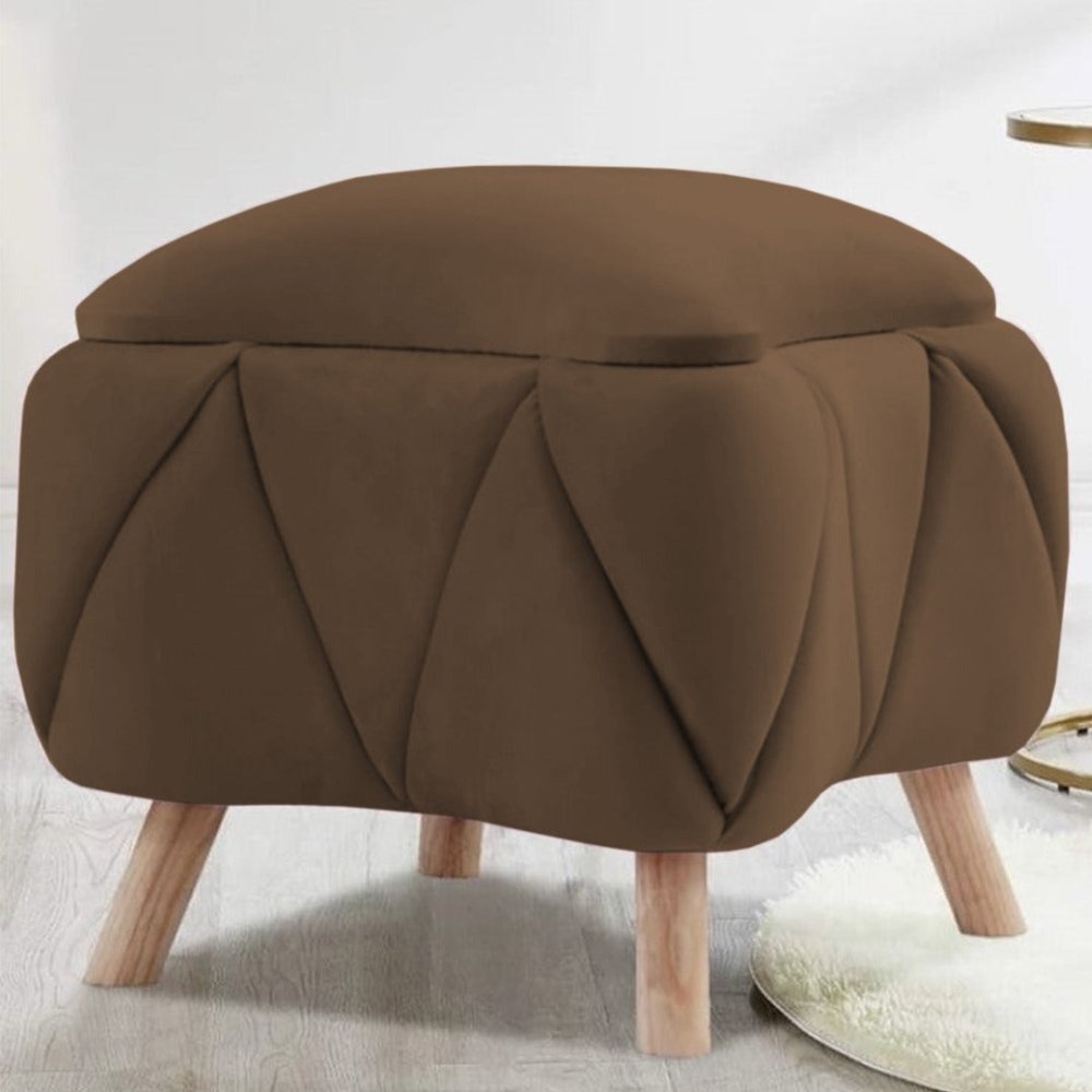 Single Ottoman Luxury Stool - 1438 - myhomestyle.pk