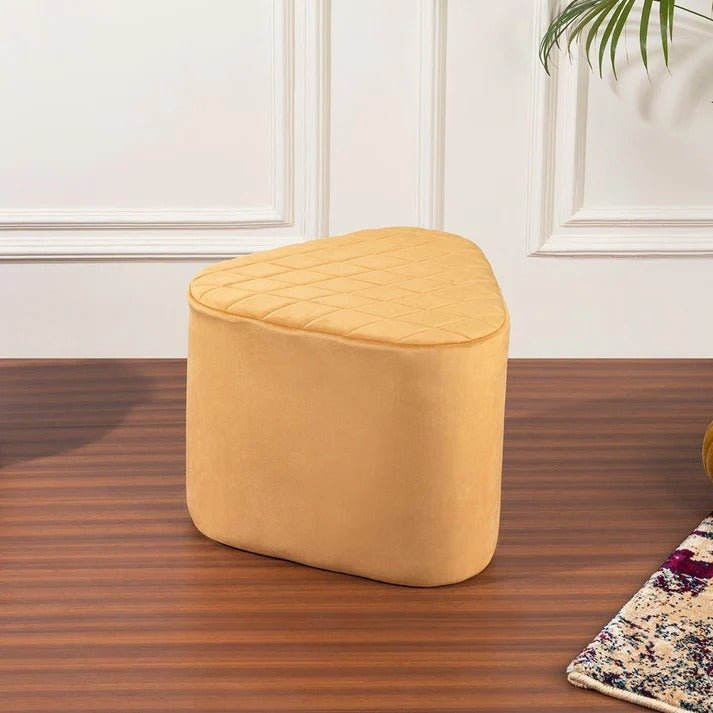 Single Seater Luxury Triangular Stool - 1433 - myhomestyle.pk