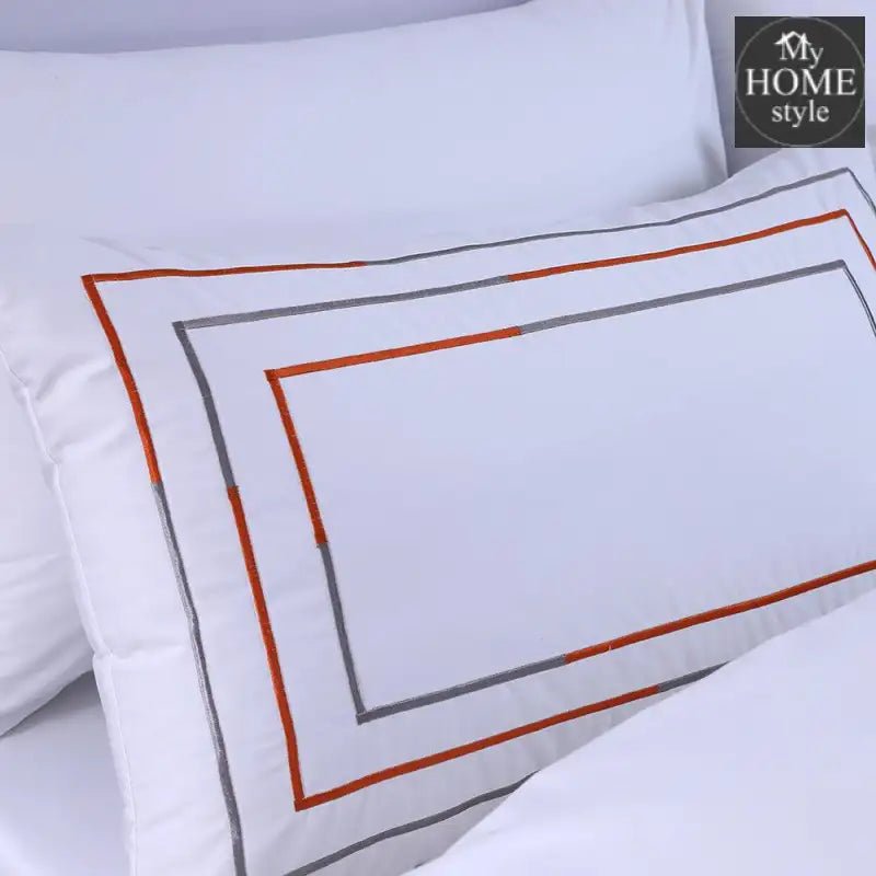 Spectacle Embroidered Quilt Cover Set - myhomestyle.pk