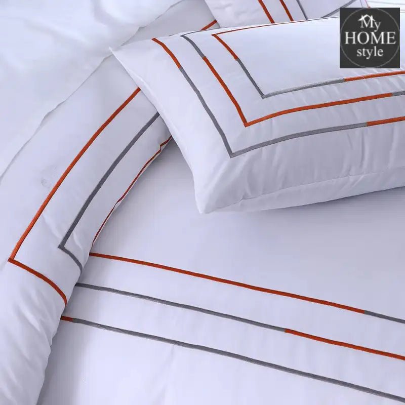 Spectacle Embroidered Quilt Cover Set - myhomestyle.pk