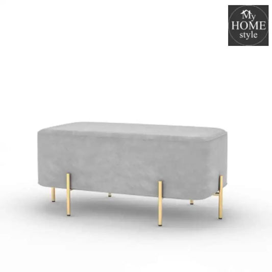 Wooden stool 2 Seater With Steel Stand -1102 - myhomestyle.pk