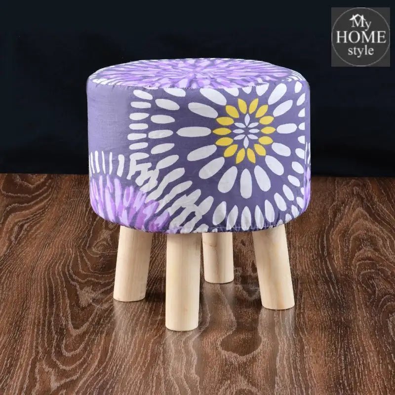 Wooden stool round shape - 147 - myhomestyle.pk