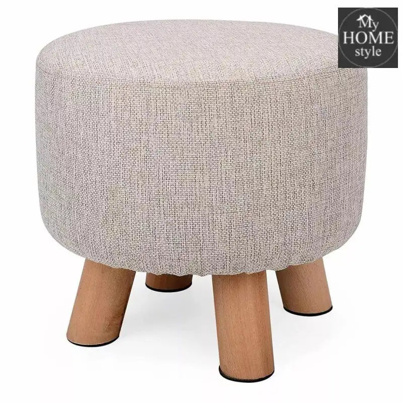 Wooden stool round shape - 159 - myhomestyle.pk