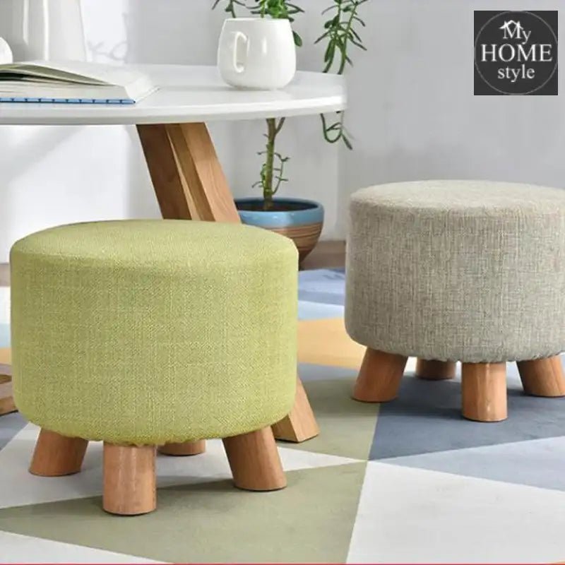Wooden stool round shape - 160 - myhomestyle.pk