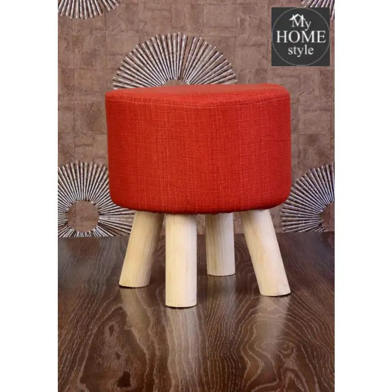 Wooden stool round shape - 42 - myhomestyle.pk