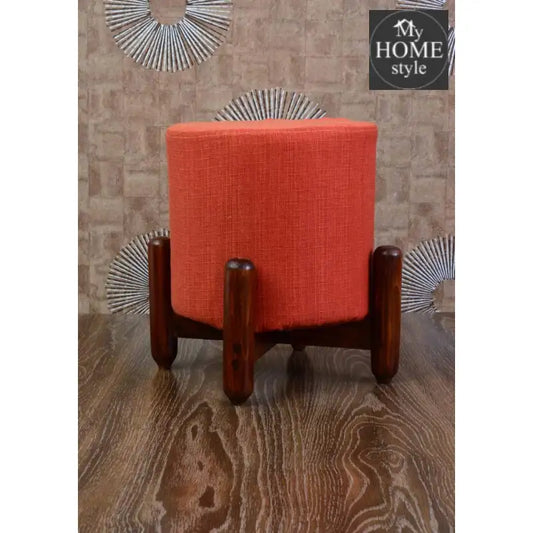 Wooden stool round shape-45 - myhomestyle.pk