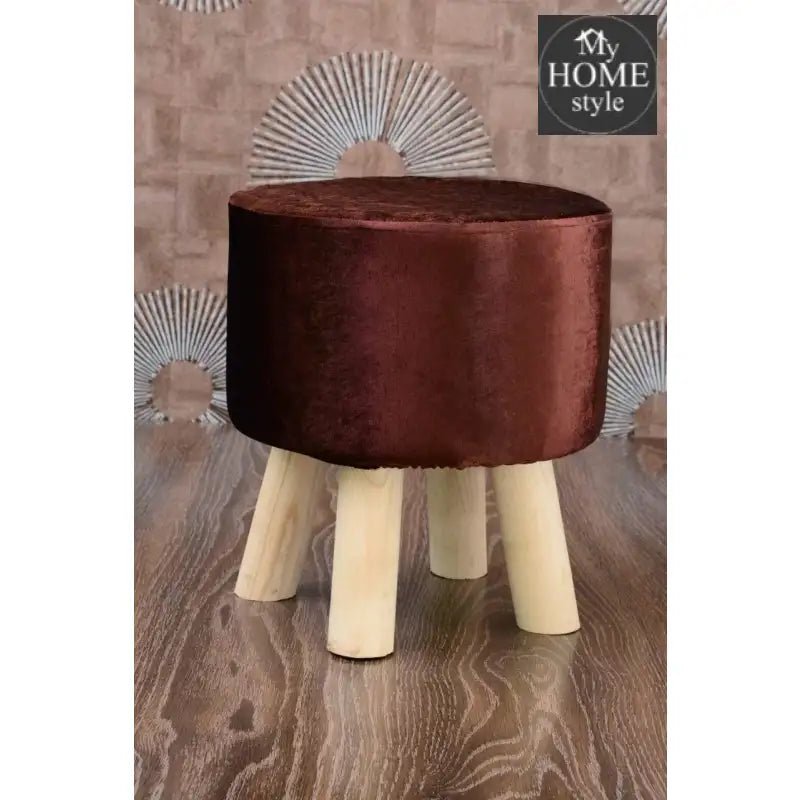 Wooden stool round shape - 67 - myhomestyle.pk