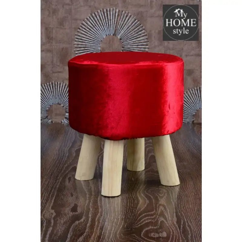 Wooden stool round shape - 69 - myhomestyle.pk