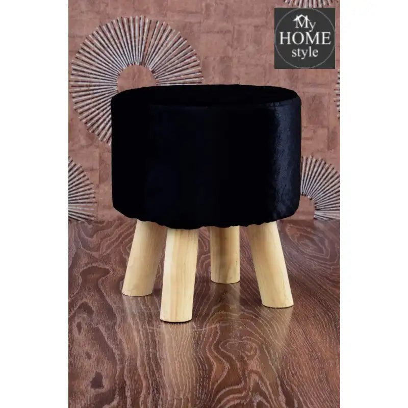 Wooden stool round shape - 71 - myhomestyle.pk