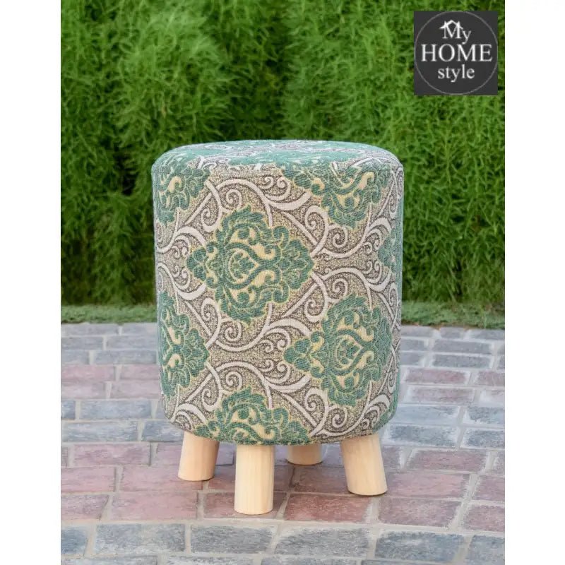 Wooden stool round shape - 88 - myhomestyle.pk